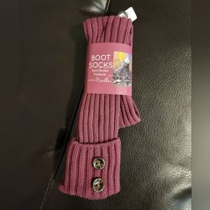 Maroon Boot Socks